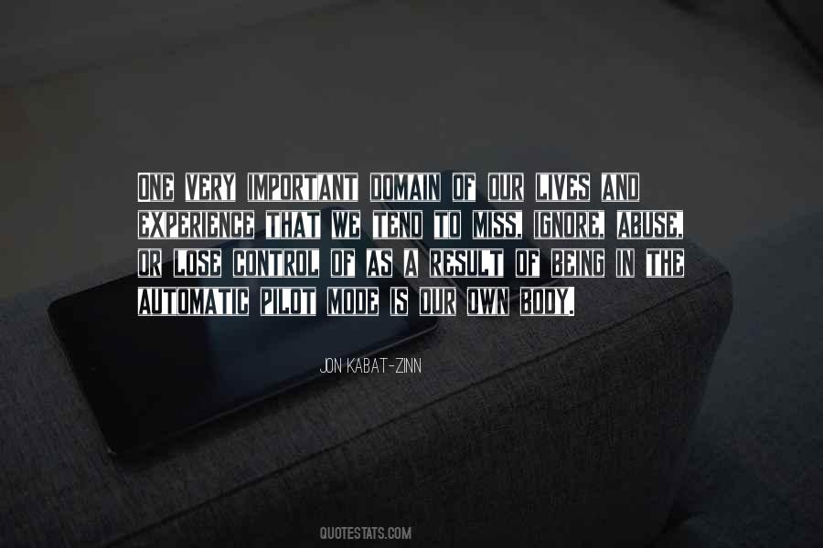 Body Control Quotes #995204