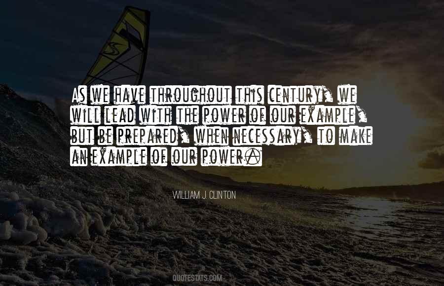 Power Of Example Quotes #73674