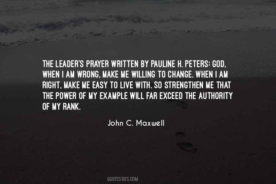 Power Of Example Quotes #881312