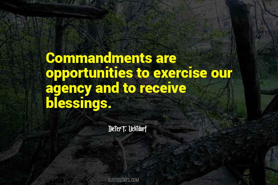 Blessing Opportunity Quotes #1734195
