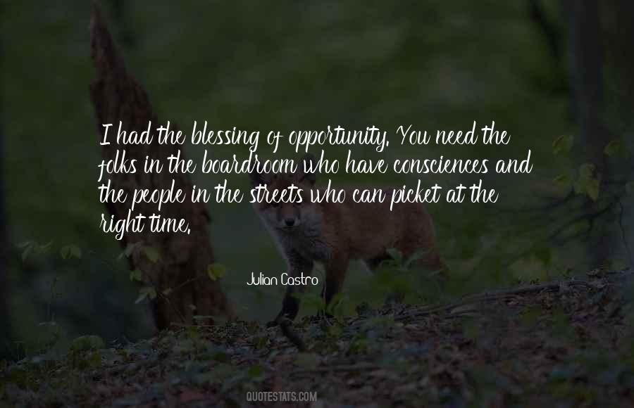 Blessing Opportunity Quotes #704550
