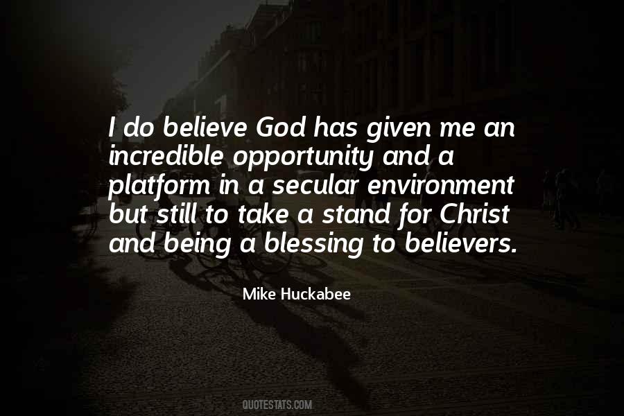 Blessing Opportunity Quotes #727688