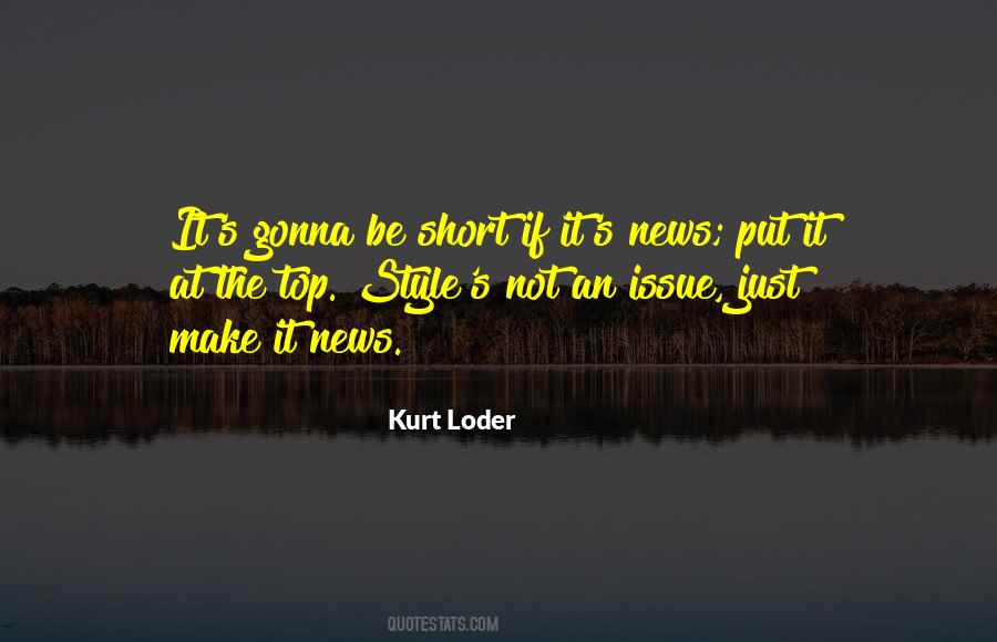 Short News Quotes #975065