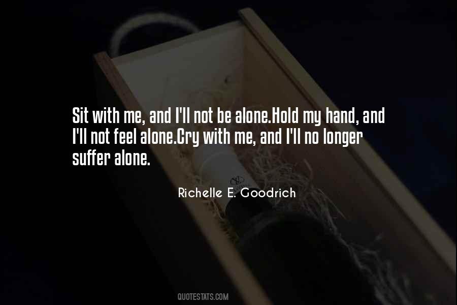 Holding My Hand Quotes #386811