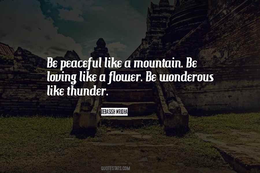 Mountain Flower Quotes #1003218