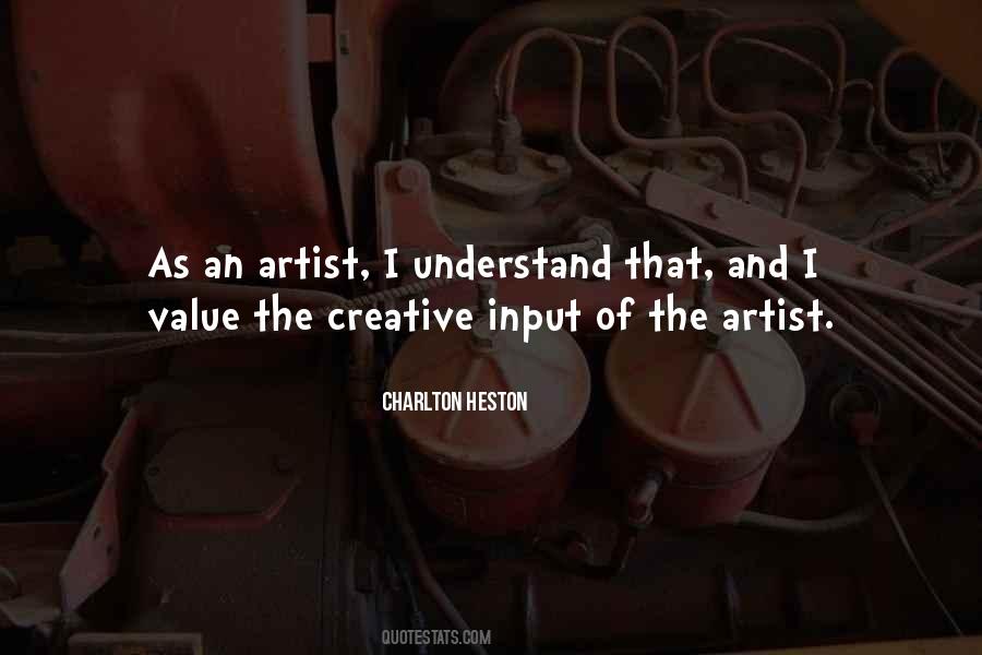 Creative Artist Quotes #19623