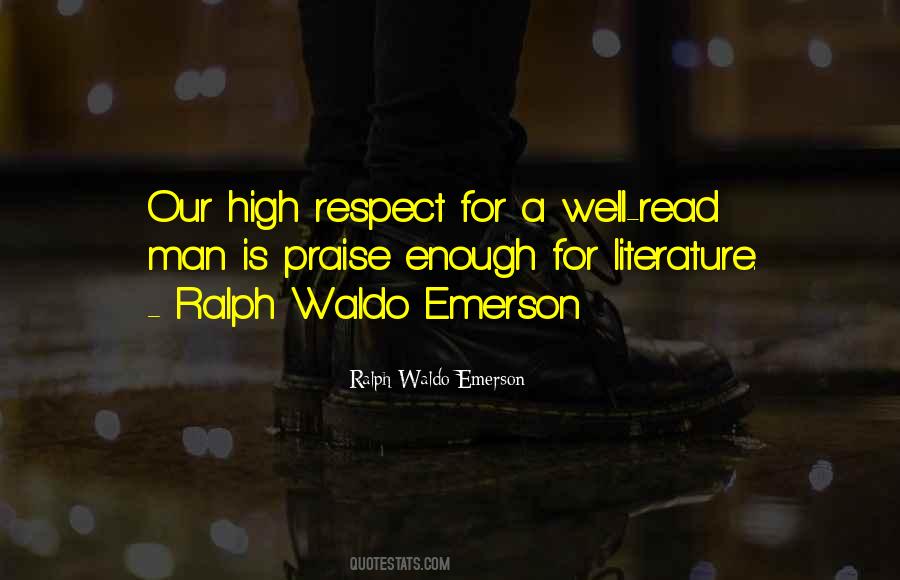Ralph Waldo Emerson Reading Quotes #1090857