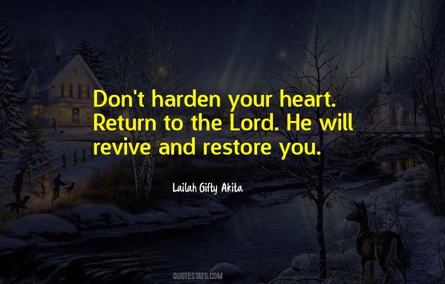 God Can Restore Quotes #351876