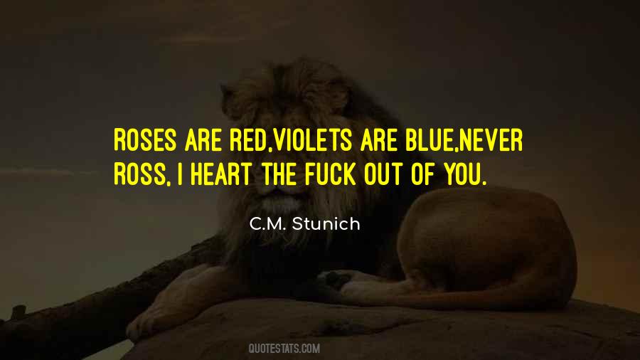 Red Blue Quotes #565958