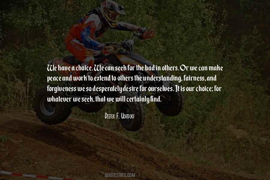 Quotes About Forgiveness Is A Choice #1139391