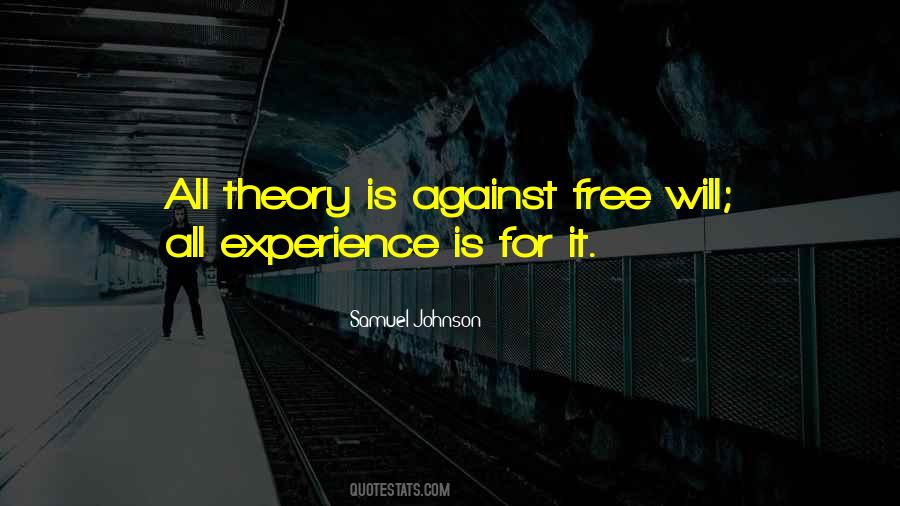 Theory Without Experience Quotes #731369