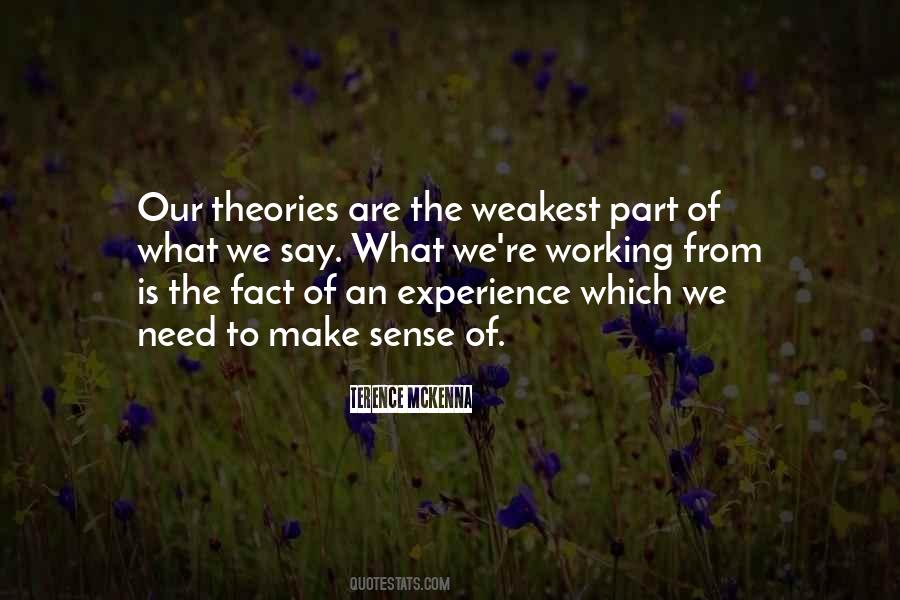 Theory Without Experience Quotes #944222