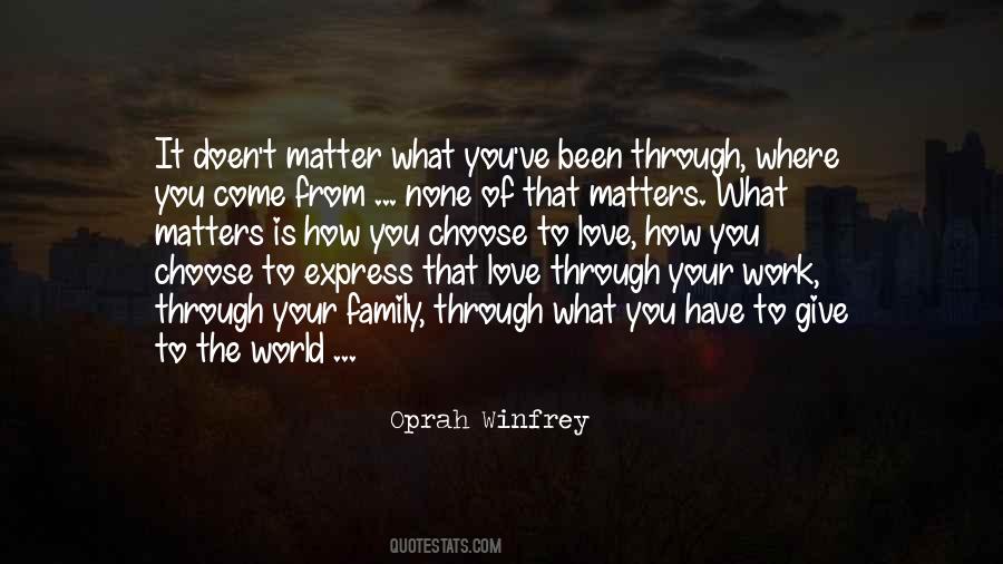 Your Work Matters Quotes #522268