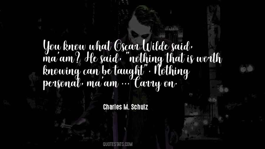 Nothing Is Personal Quotes #546384