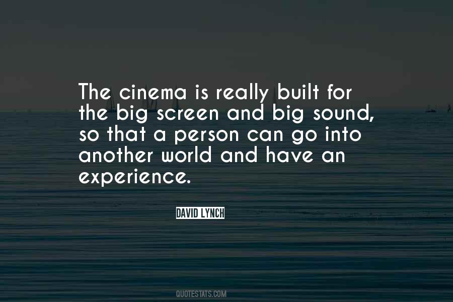 Quotes About The Cinema #1102061