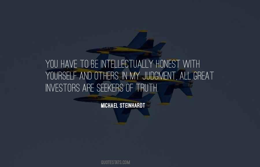 Be Honest With Yourself And Others Quotes #693950