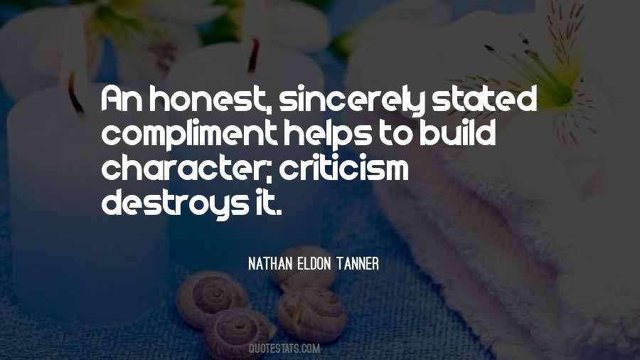 Be Honest With Yourself And Others Quotes #7536
