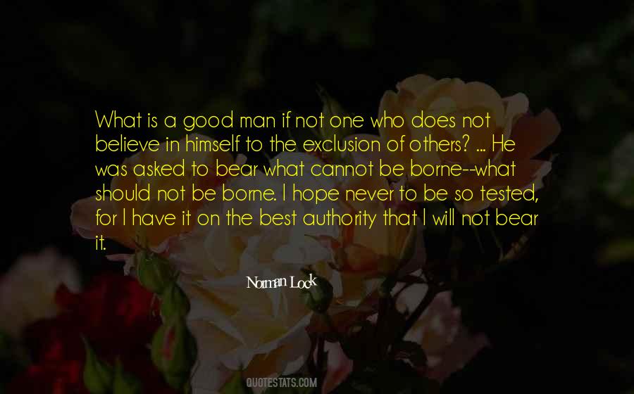 He Was A Good Man Quotes #747158