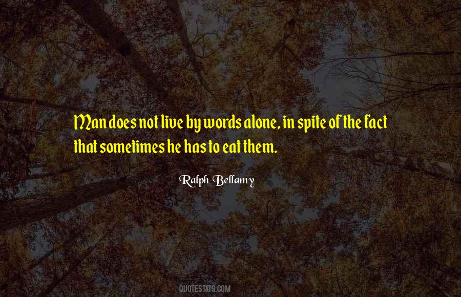Eat Alone Quotes #1790704
