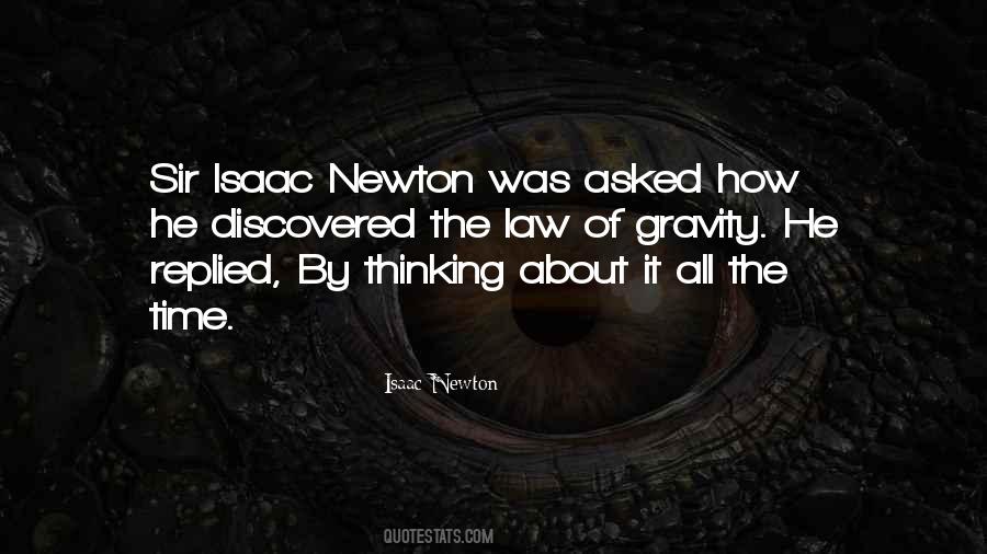 Gravity Isaac Newton Quotes #373361