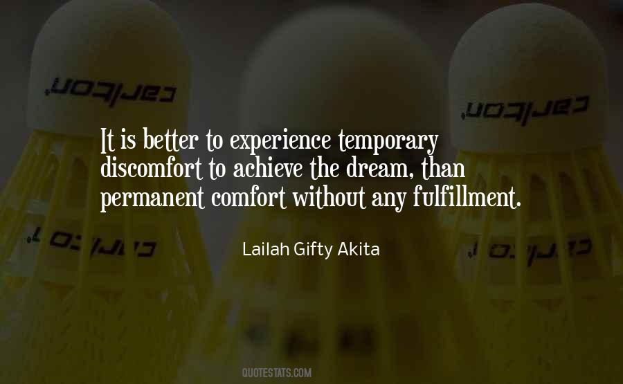 Temporary Comfort Quotes #1764506