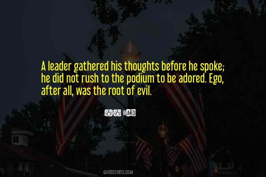 Evil Leader Quotes #795828