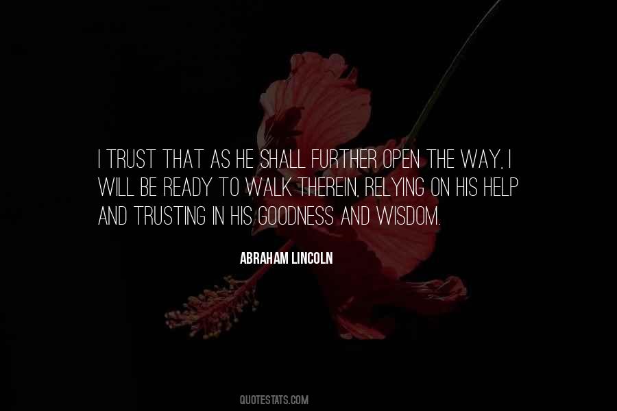 Help And Trust Quotes #742110