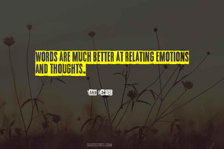 Emotions And Thoughts Quotes #714114