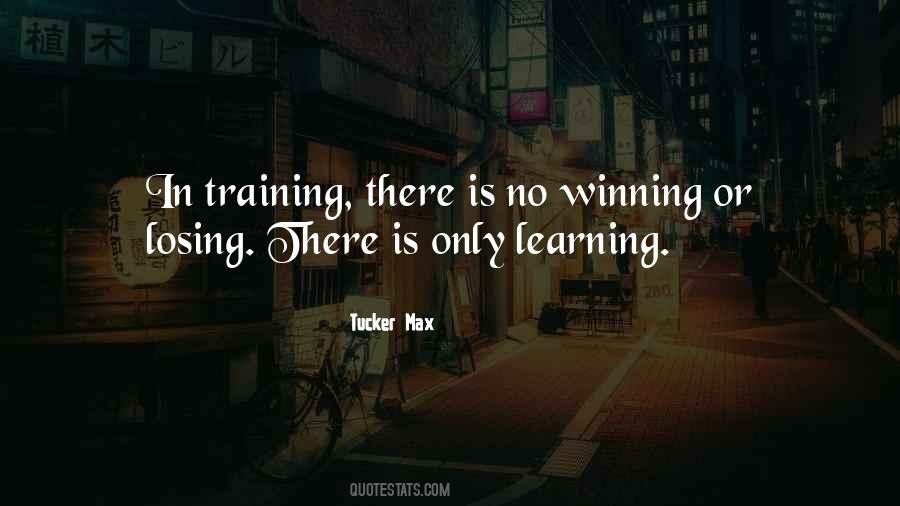 Learning Training Quotes #1324825