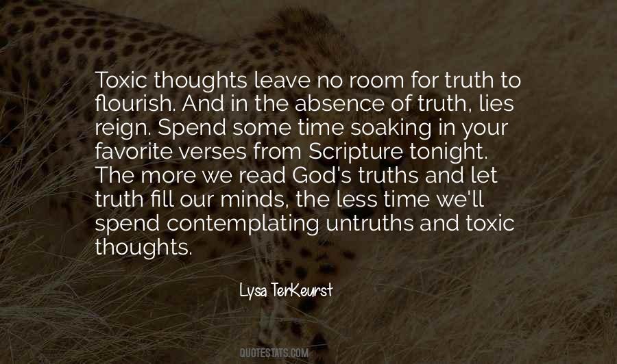 In The Absence Of Truth Quotes #1870537