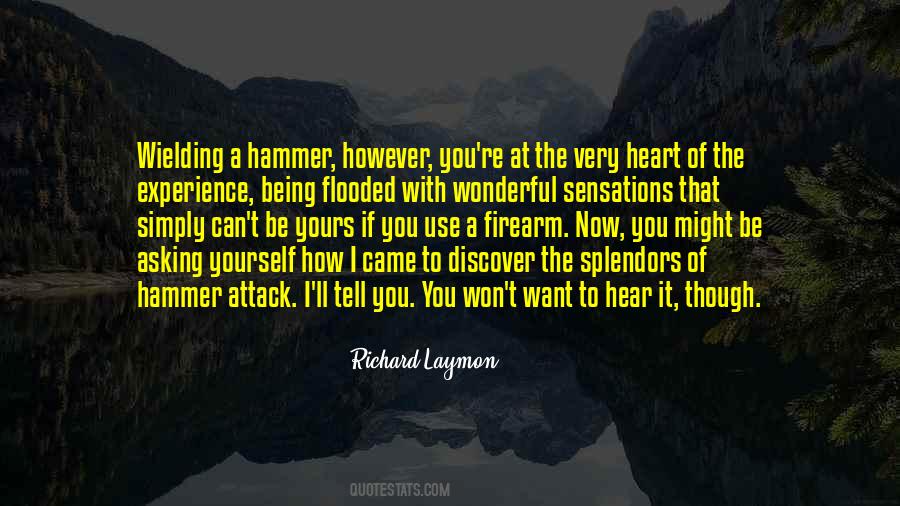 Quotes About Being The Hammer #807270