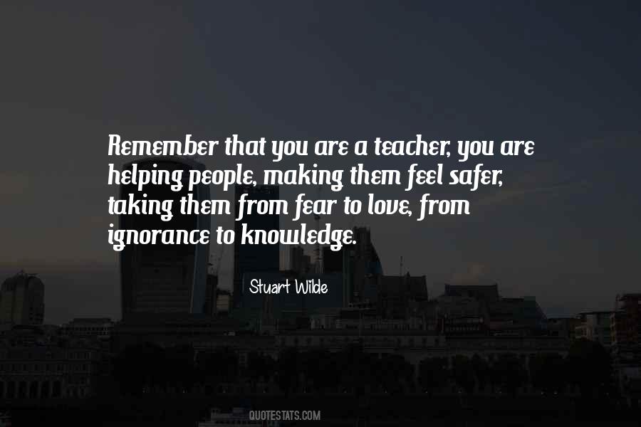 Teacher Knowledge Quotes #90368