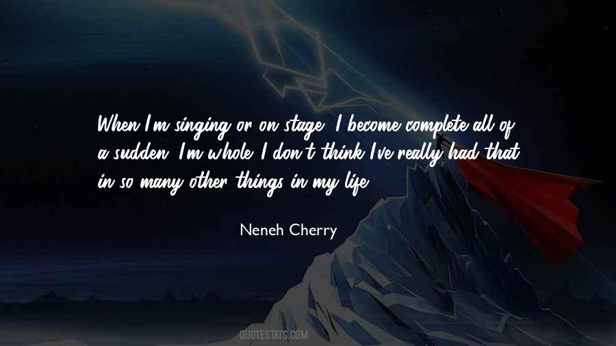 Stage Of My Life Quotes #534717
