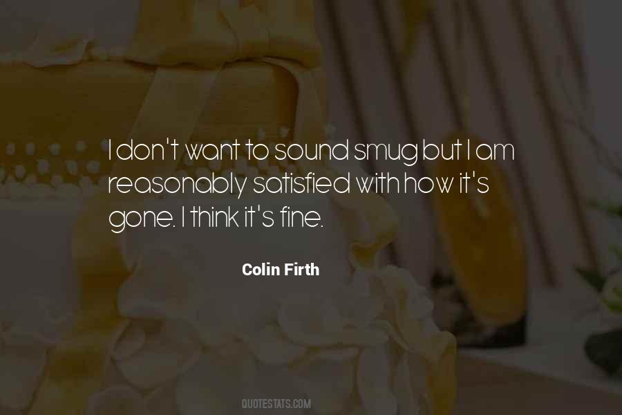 Satisfied With Yourself Quotes #19944