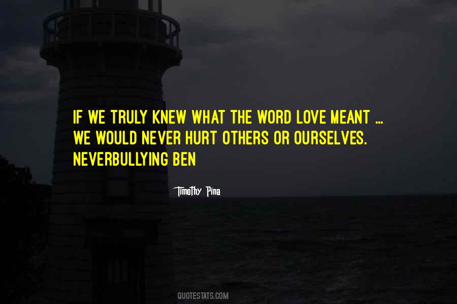 Word Hurt Quotes #1865627