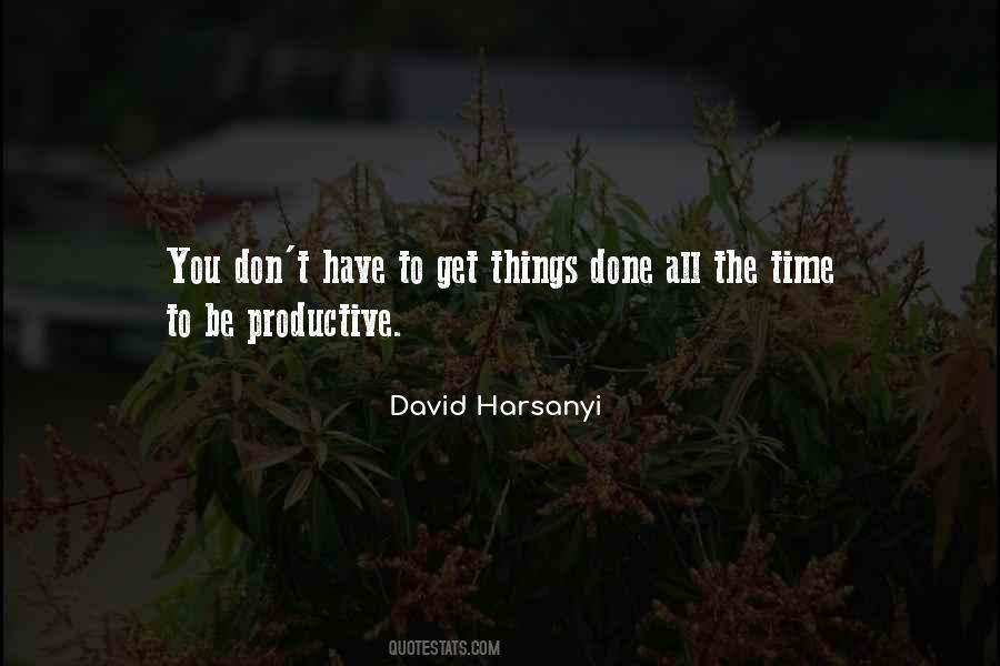 Productive Time Quotes #1548608