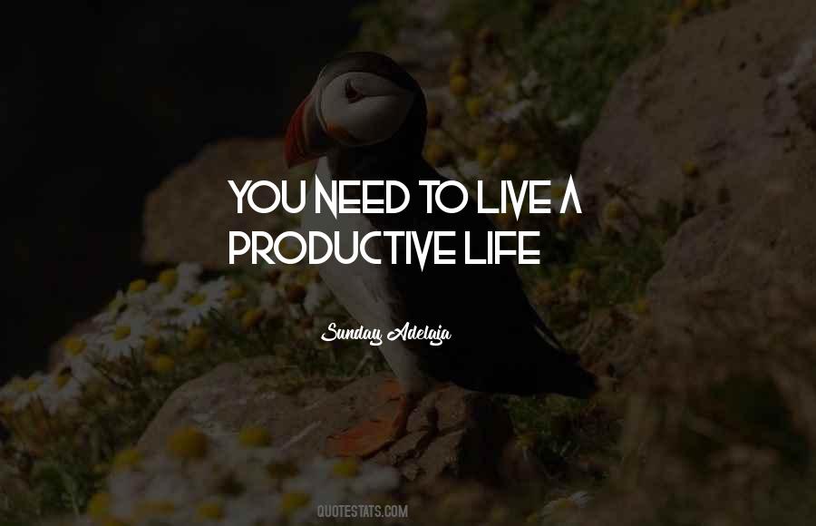 Productive Time Quotes #313474