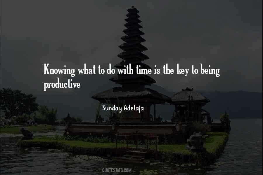 Productive Time Quotes #55672