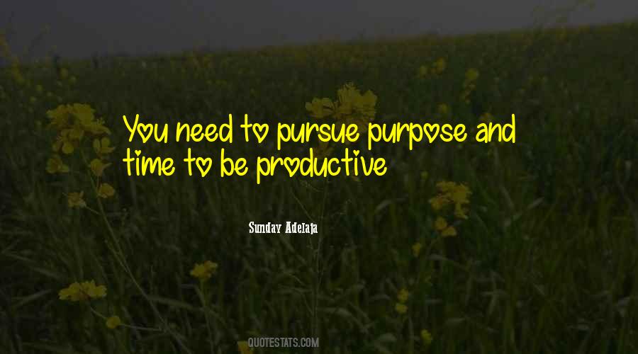Productive Time Quotes #628197