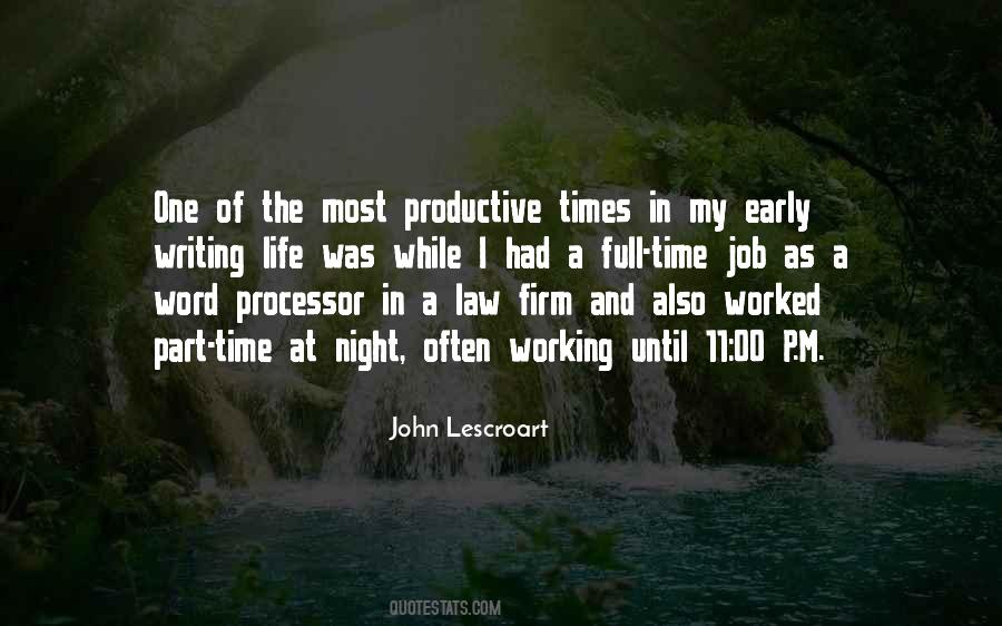 Productive Time Quotes #660924
