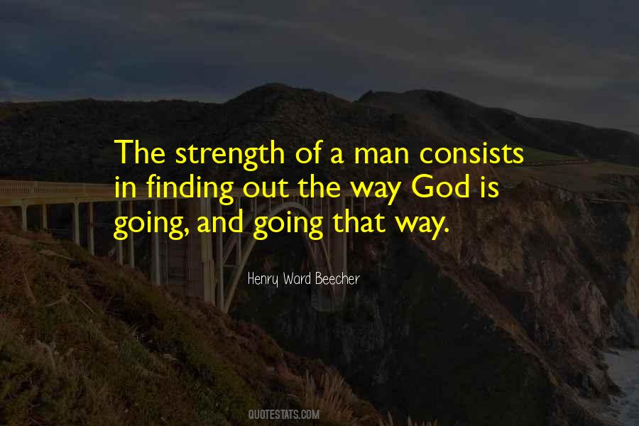 Strength Of A Man Quotes #363583