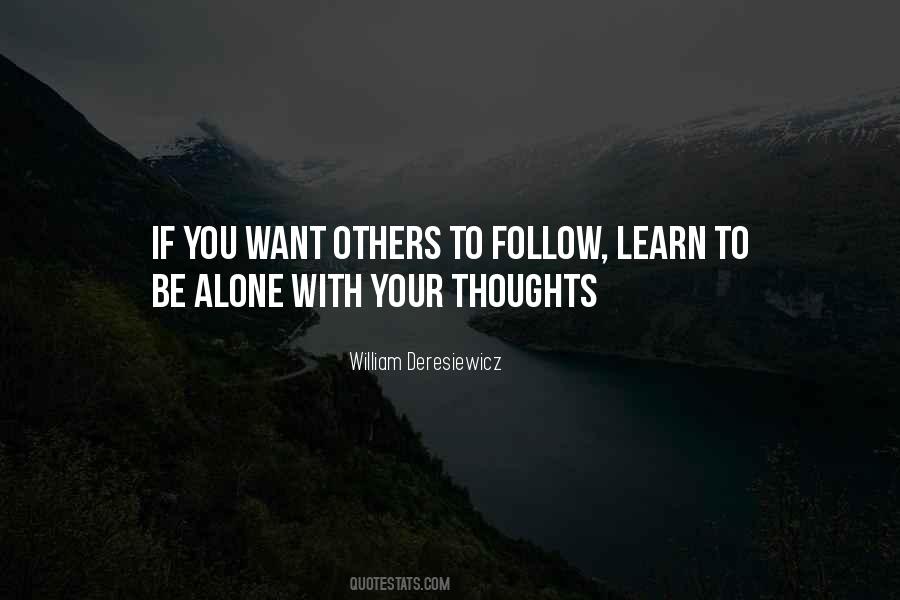 Alone With Thoughts Quotes #935897