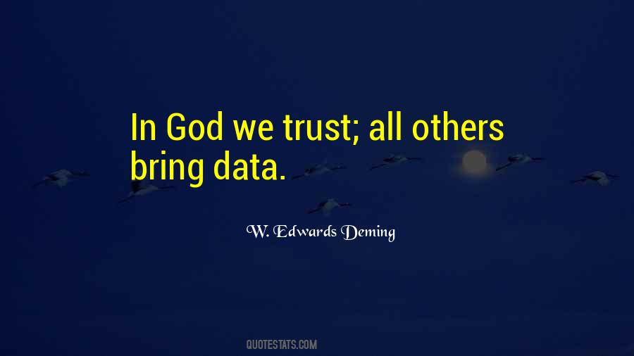 Quotes About In God We Trust #138974