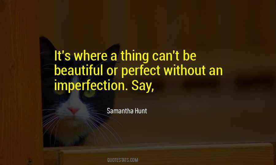 Beautiful Imperfection Quotes #457827