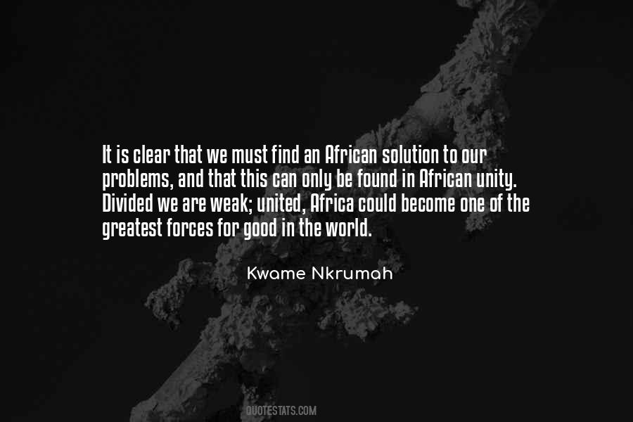 African Unity Quotes #522716