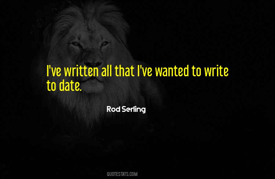 Wanted To Date Quotes #790308