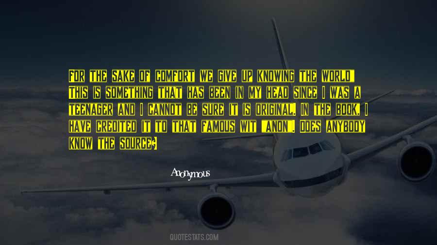 Knowing For Sure Quotes #523022