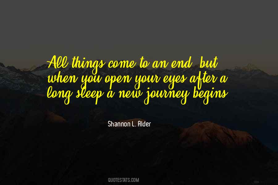A New Journey Begins Quotes #1211002