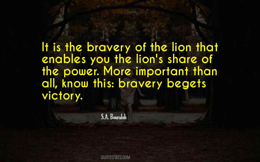 Lion Brave Quotes #863748