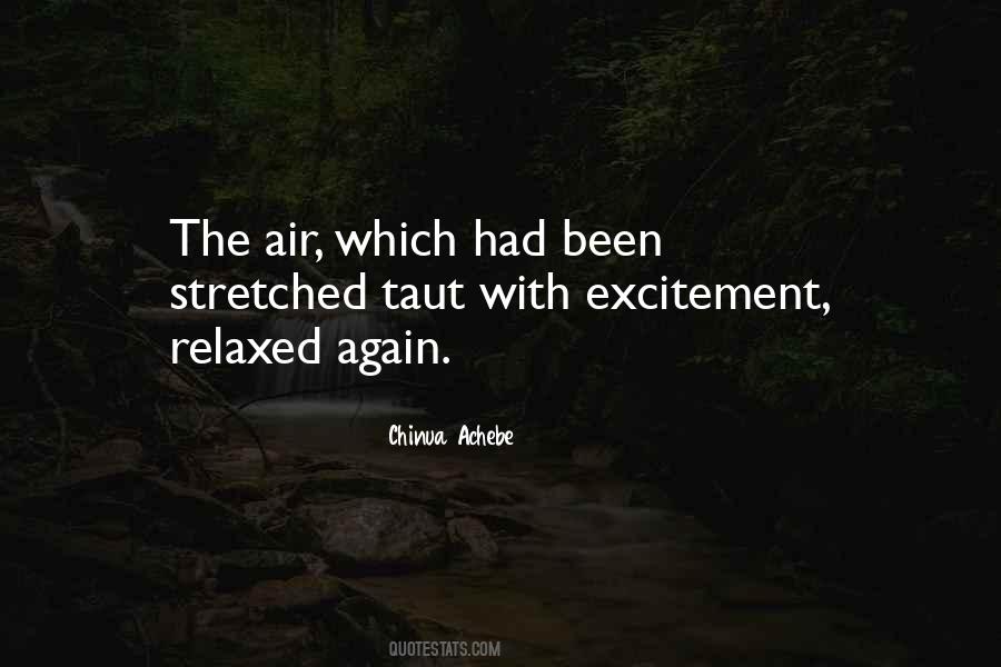 Excitement In The Air Quotes #1858116